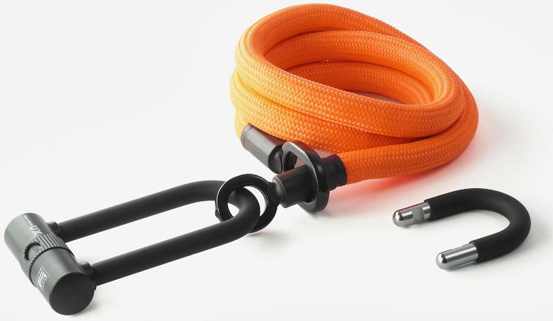 Texlock Bügelschloss mit Textilseil Eyelet