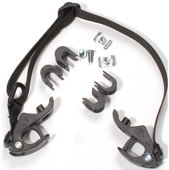 Ortlieb QL1-Haken mit Griff, 16 mm mit je 2 Einsätzen für 8 + 11 mm