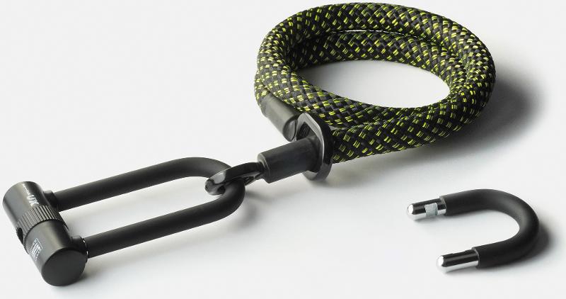 Texlock Bügelschloss mit Textilseil Eyelet