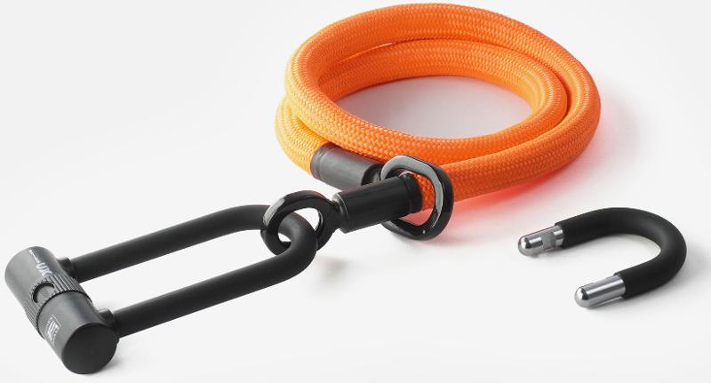 Texlock Bügelschloss mit Textilseil Eyelet