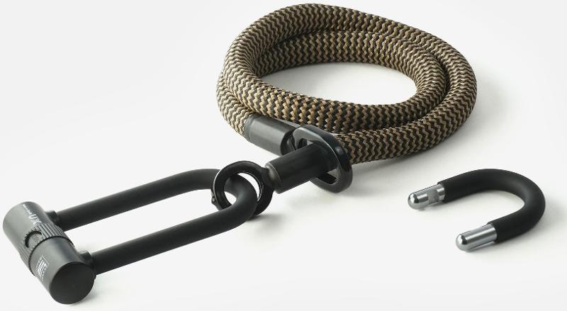 Texlock Bügelschloss mit Textilseil Eyelet