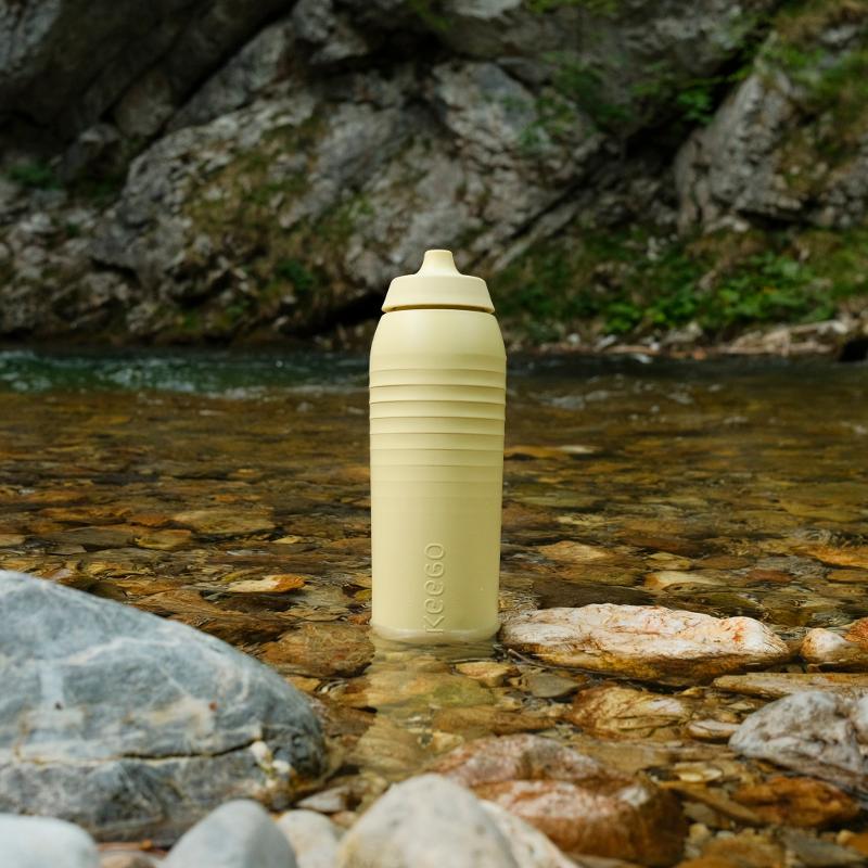 Keego Trinkflasche Kunststoff Titan