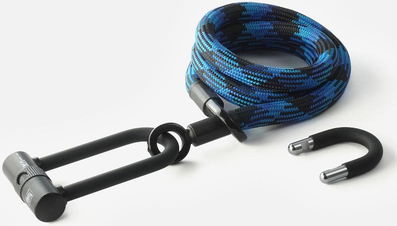 Texlock Bügelschloss mit Textilseil Eyelet