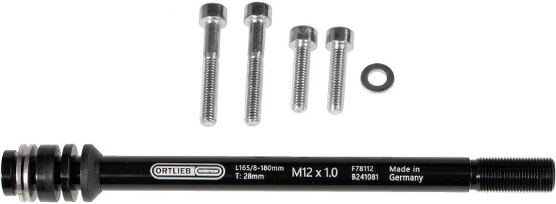ORTLIEB Steckachse Thru Axle M6 Connector Gewinde