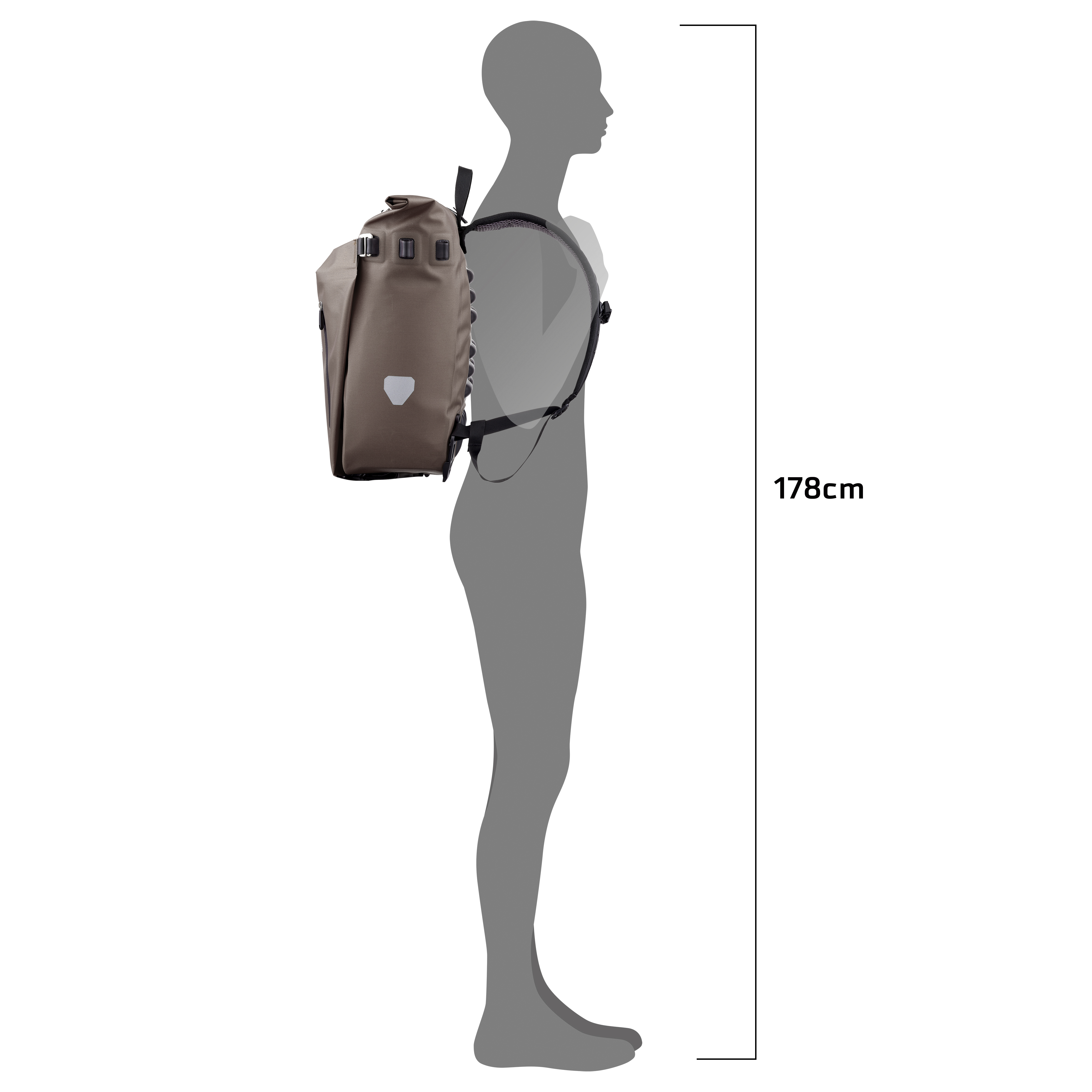 Ortlieb Vario  QL2.1 20 L dark sand