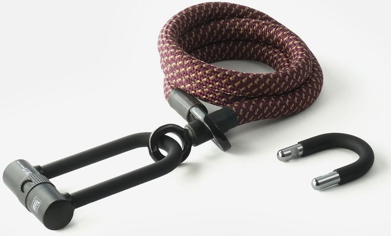 Texlock Bügelschloss mit Textilseil Eyelet