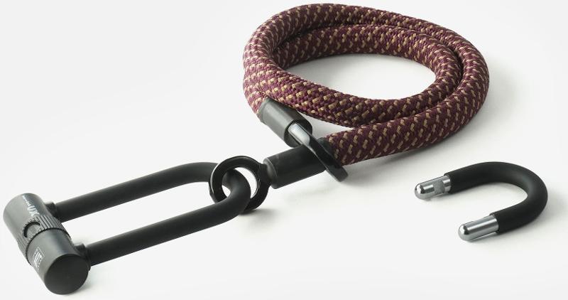 Texlock Bügelschloss mit Textilseil Eyelet