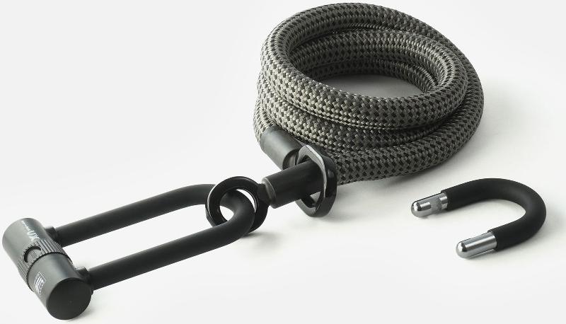 Texlock Bügelschloss mit Textilseil Eyelet